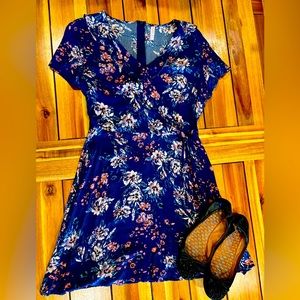 Floral “Wrap”  Dress